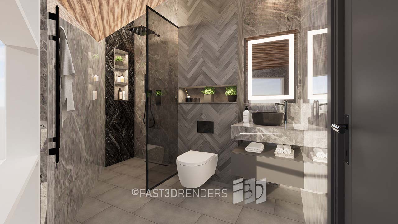 Renderizado 3D Interior