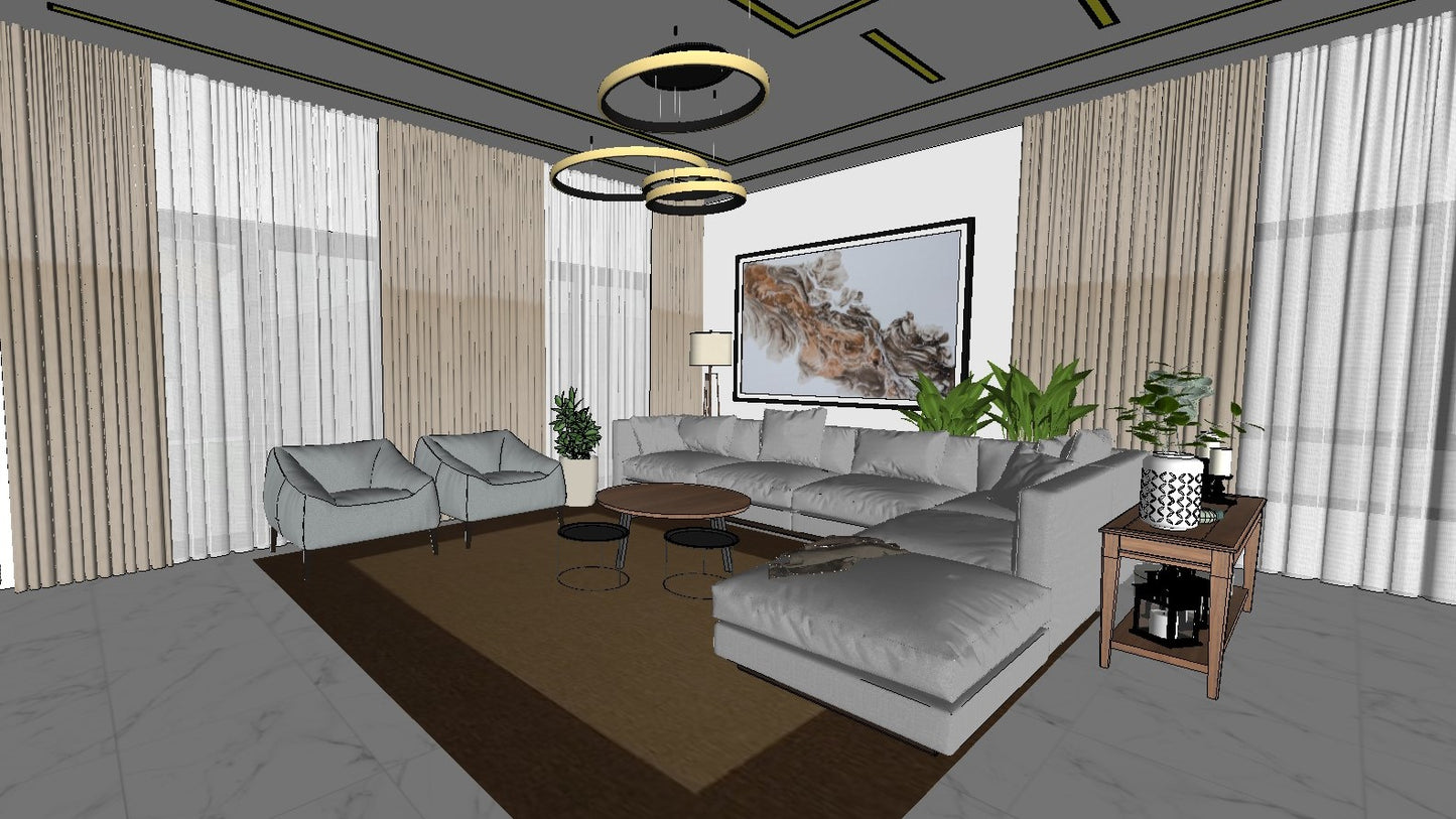 Modelado 3D Interior & Decoración