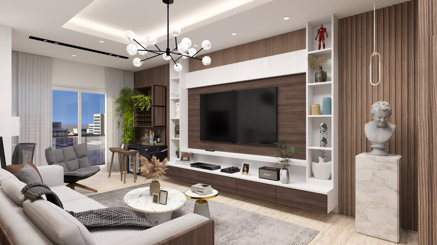 Renderizado 3D Interior