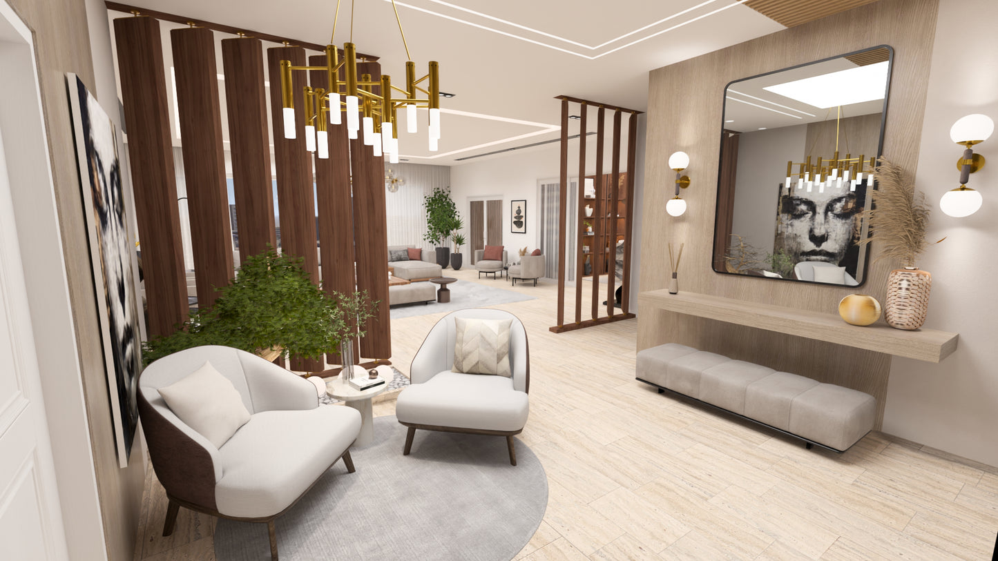 Renderizado 3D Interior