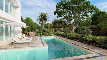 Diseño 3D de Piscina