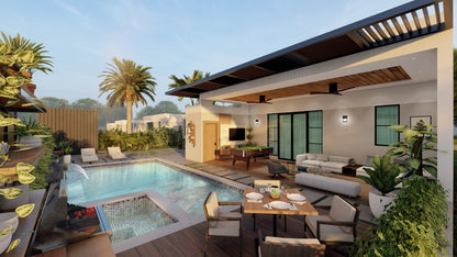 Diseño 3D de Piscina