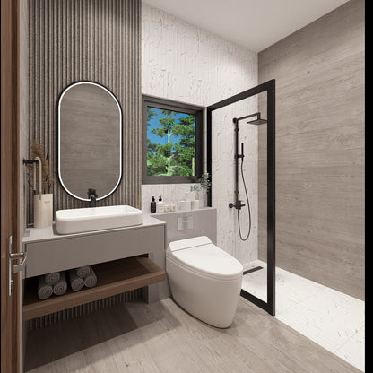 Renderizado 3D Interior de Baño