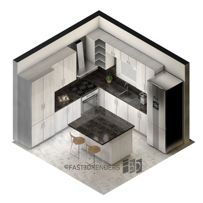 Planta 3D Renderizada - Fast 3D Renders